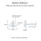 Pear Cut Moissanite Bee Earring for Cartilage Piercing