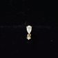 Pear Diamond Drop Earring for Helix Piercing