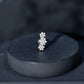 Certified Moissanite Flower Ear Crawler Earring for Women