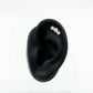 Certified Moissanite Flower Ear Crawler Earring for Women
