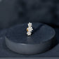 Certified Moissanite Flower Ear Crawler Earring for Women