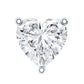 Heart Shape Moissanite Earring for Tragus Piercing