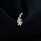 Moissanite Ear Crawler Earring for Cartilage Piercing
