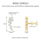Moissanite Ear Crawler Earring for Cartilage Piercing