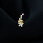 Moissanite Ear Crawler Earring for Cartilage Piercing