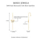 Elegant Certified Moissanite Butterfly Ear Pin Earring