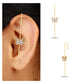 Elegant Certified Moissanite Butterfly Ear Pin Earring