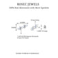Baguette and Round Moissanite Ear Crawler Earring