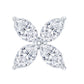 Marquise Cut Moissanite Flower Cartilage Earring