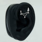 Vintage Style Diamond Double Piercing Earring