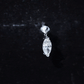 Marquise Moissanite Drop Earring for Tragus Piercing