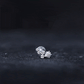 Natural Diamond Star Crawler Earring for Helix Piercing