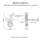 Natural Diamond Star Crawler Earring for Helix Piercing