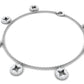 Minimal Moissanite Chain Charm Bracelet for Women