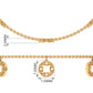 Minimal Moissanite Chain Charm Bracelet for Women