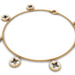 Minimal Moissanite Chain Charm Bracelet for Women