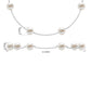 Real Freshwater Pearl Station Bracelet for Women