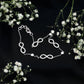 Certified Moissanite Infinity Chain Bracelet