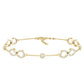 Certified Moissanite Infinity Chain Bracelet