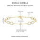 Certified Moissanite Infinity Chain Bracelet