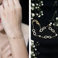 Certified Moissanite Infinity Chain Bracelet