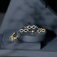 Certified Moissanite Infinity Chain Bracelet