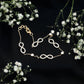 Certified Moissanite Infinity Chain Bracelet