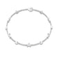 Pulsera de estrella con estación de moissanita certificada para mujer