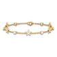Pulsera de estrella con estación de moissanita certificada para mujer