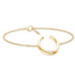 Certified Diamond Moon Chain Bracelet