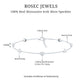 Round Cut Certified Moissanite Chain Bracelet in Bezel Setting