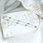 Bezel Set London Blue Topaz Station Chain Bracelet