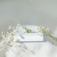 Pulsera de cadena ajustable con peridoto talla esmeralda de 1,8 quilates y diamantes