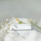 Pulsera de cadena ajustable con peridoto talla esmeralda de 1,8 quilates y diamantes