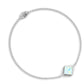 Pulsera con cadena de ópalo etíope talla princesa de 2 quilates