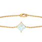Pulsera con cadena de ópalo etíope talla princesa de 2 quilates