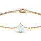 Pulsera con cadena de ópalo etíope talla princesa de 2 quilates