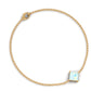 Pulsera con cadena de ópalo etíope talla princesa de 2 quilates
