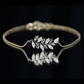 Certified Moissanite Leaf Chain Bracelet for Women