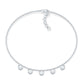 Certified Moissanite Five Stone Bracelet with Certificate