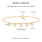 Certified Moissanite Five Stone Bracelet with Certificate