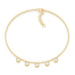 Certified Moissanite Five Stone Bracelet with Certificate