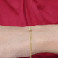 Genuine 0.74 Carat Marquise Cut Solitaire Peridot Chain Bracelet