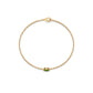 Genuine 0.74 Carat Marquise Cut Solitaire Peridot Chain Bracelet