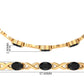 Natural Black Onyx Infinity Bolo Bracelet for Women