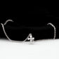 Certified Diamond Cross Chain Bracelet