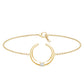 Certified Diamond Moon Chain Bracelet