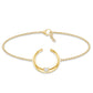 Certified Diamond Moon Chain Bracelet