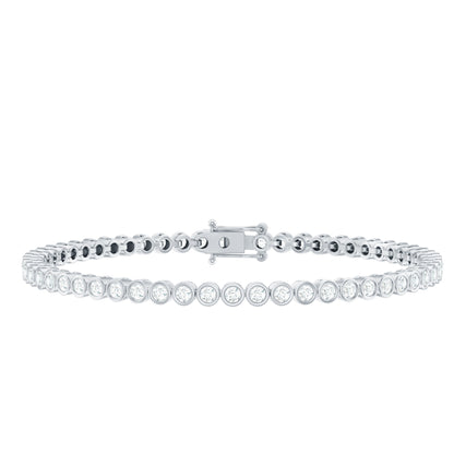 Certified Moissanite Wedding Tennis Bracelet For Bride