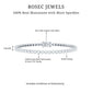 Certified Moissanite Wedding Tennis Bracelet For Bride